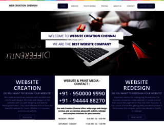 webcreationchennai.com screenshot