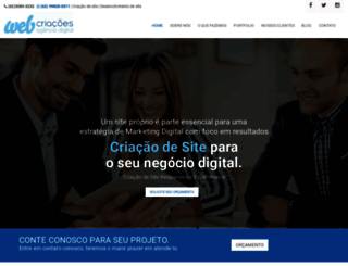 webcriacoes.com.br screenshot