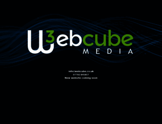 webcube.co.uk screenshot