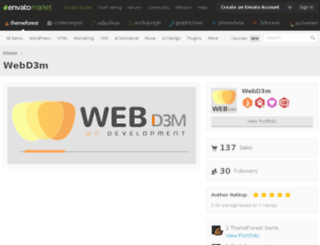 webd3m.com screenshot