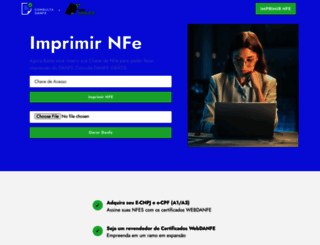 webdanfe.com.br screenshot