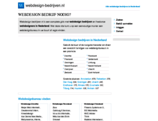 webdesign-bedrijven.nl screenshot
