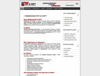 webdesign.paysoft.cz screenshot