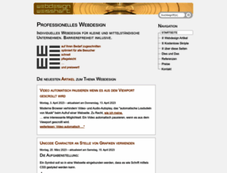 webdesign.weisshart.de screenshot