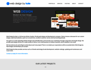 webdesignbykate.com screenshot