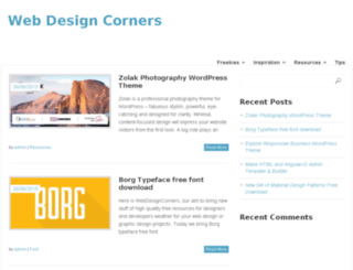 webdesigncorners.com screenshot