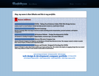 webdesigndevelopment.portfoliopen.com screenshot