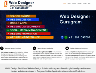 webdesignergurugram.com screenshot