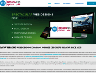 webdesignersqatar.com screenshot