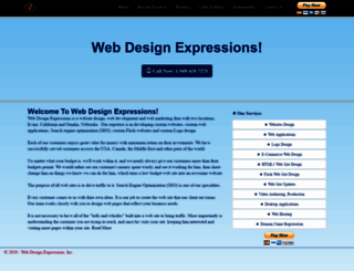 webdesignexpressions.net screenshot