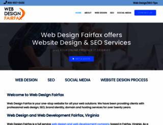 webdesignfairfax.com screenshot