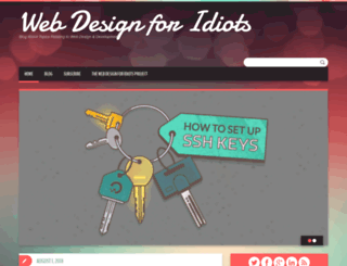 webdesignforidiots.net screenshot
