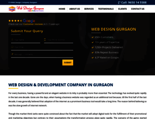 webdesigngurgaon.com screenshot