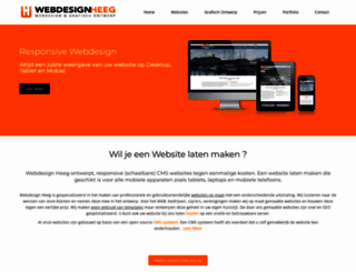 webdesignheeg.nl screenshot