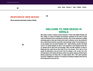 webdesigninkerala.in screenshot
