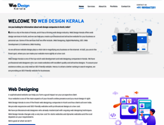 webdesignkerala.in screenshot