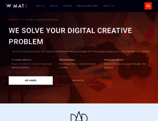 webdesignmate.ca screenshot