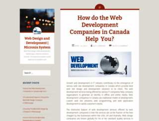 webdesignmicronixsystem.wordpress.com screenshot