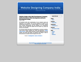 webdesignnoida.wordpress.com screenshot
