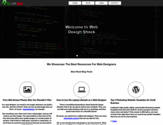 webdesignshock.com screenshot