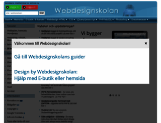 webdesignskolan.com screenshot