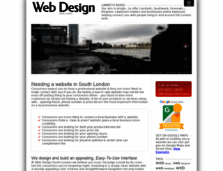webdesignsouthlondon.com screenshot