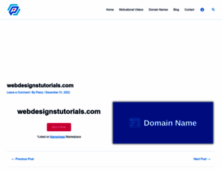 webdesignstutorials.com screenshot