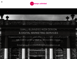 webdesignunlimited.co.uk screenshot