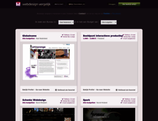 webdesignvergelijk.nl screenshot