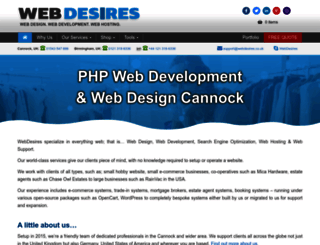 webdesires.com screenshot