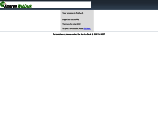 webdesk.ameren.com screenshot