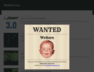 webdeveasy.com screenshot