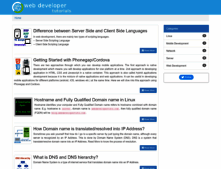 webdevelopertuts.com screenshot