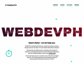 webdevph.com screenshot