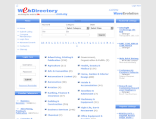 webdirectory.com.my screenshot