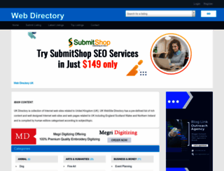 webdirectory.me.uk screenshot