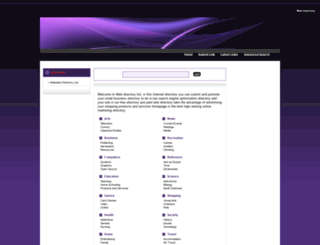 webdirectorylist.net screenshot