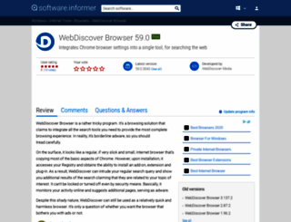 webdiscover-browser.informer.com screenshot