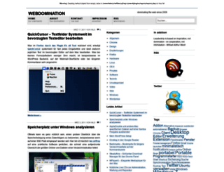 webdomination.de screenshot
