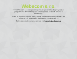 webecom.cz screenshot