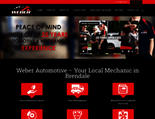 weberautomotive.com.au screenshot