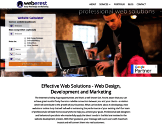 weberest.com screenshot