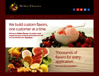 weberflavors.com screenshot