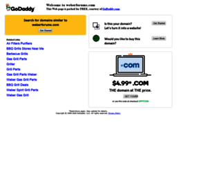 weberforums.com screenshot