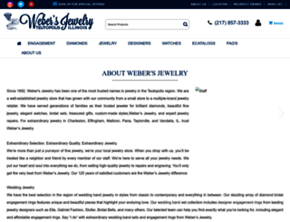 webersjewelry.com screenshot