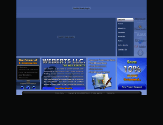 weberts.com screenshot