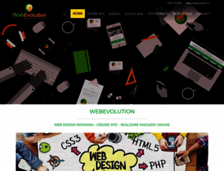 webevolution.ro screenshot