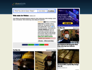 webex.com.clearwebstats.com screenshot