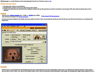 webexcavator.com screenshot