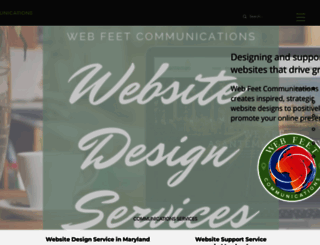webfeetcommunications.com screenshot